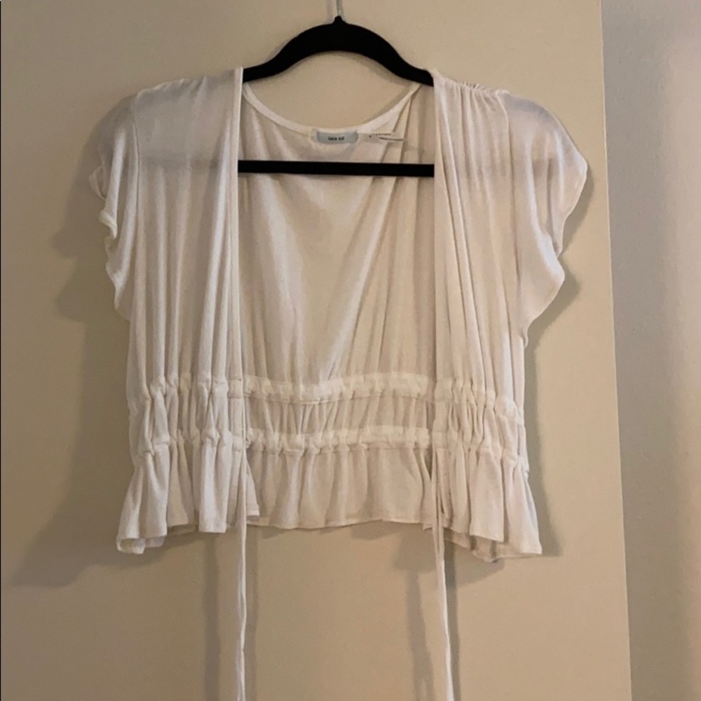 Urban outfitters tie flowy top